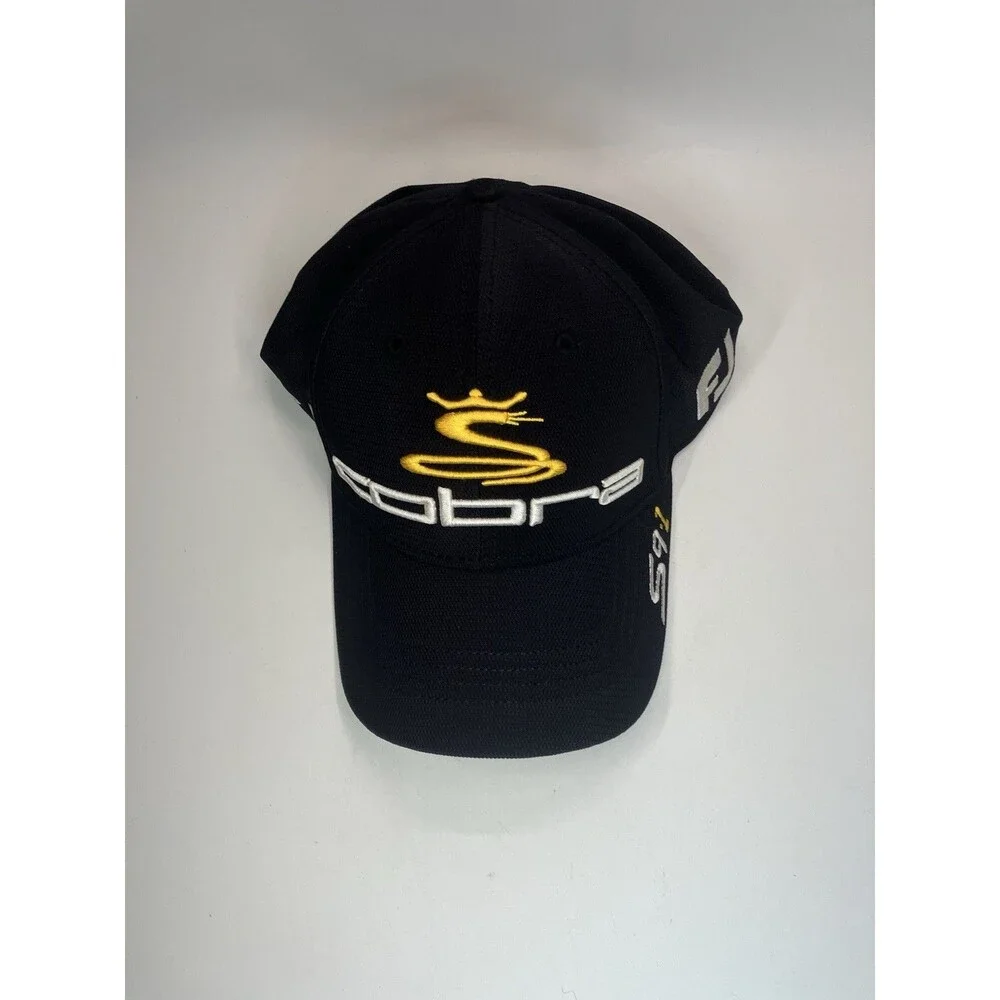 Cobra Pro V1 FootJoy Golf Hat New Era Flex Fit Black Sz L/XL